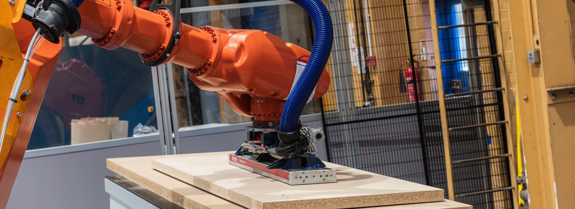 Door and frame machinery automation header