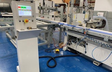 Alfa Jamb automatic through feed machine
