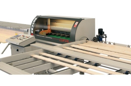 Cursal TRV 2200E Throughfeed Optimising Crosscutting Saw