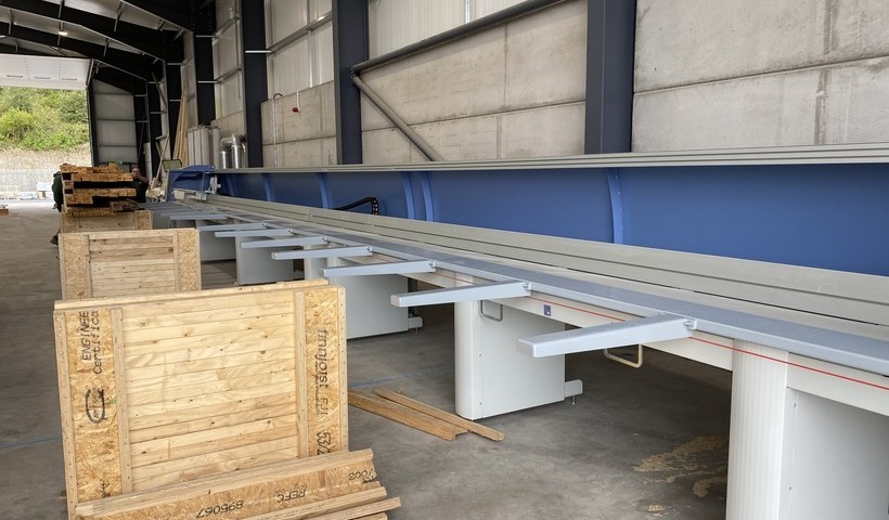 Stromab Automatic Crosscut Saw at Jacksons Timber 