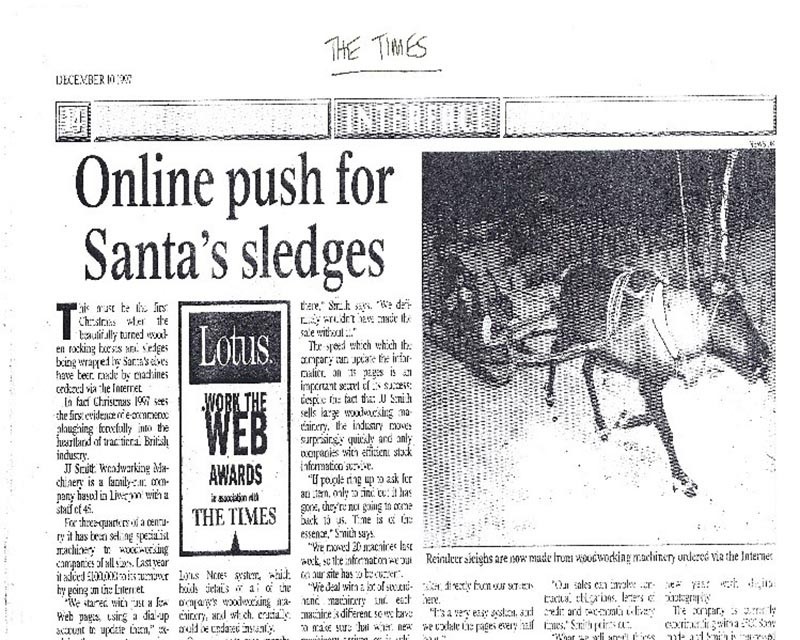 jjsmith 1997 the times newspaper